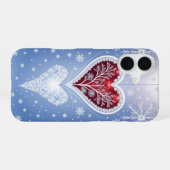 Coque iPhone 16 Cristaux de glace (Verso Horizontal)