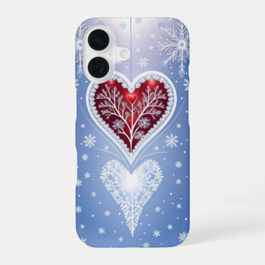 Coque iPhone 16 Cristaux de glace (Verso)