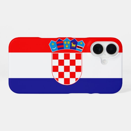 Coque iPhone 16 Croatie (Verso Horizontal)