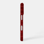 Coque iPhone 16 Crocodile Rouge Moderne (Côté droit)