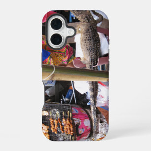 Coque iPhone 16 Crocodile Viande barbecue ... Restauration de rue