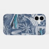Coque iPhone 16 Croiseur Rétro Île (Verso Horizontal)