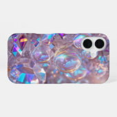 Coque iPhone 16 Crystal Bubble Sparkle (Verso Horizontal)