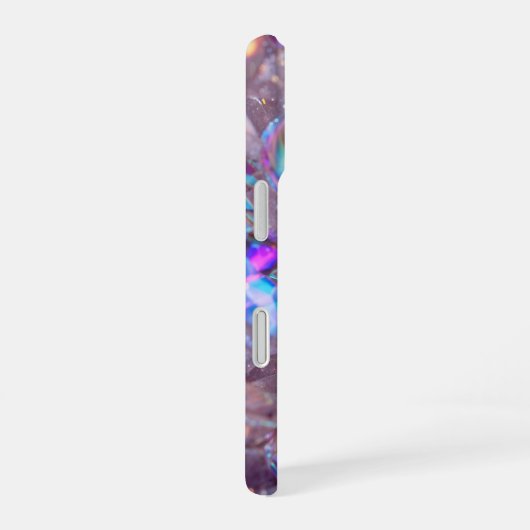 Coque iPhone 16 Crystal Bubble Sparkle (Côté droit)