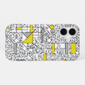 Coque iPhone 16 Cubism Maze (Verso Horizontal)