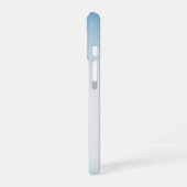 Coque iPhone 16 Cuir bleu élégant (Côté gauche)