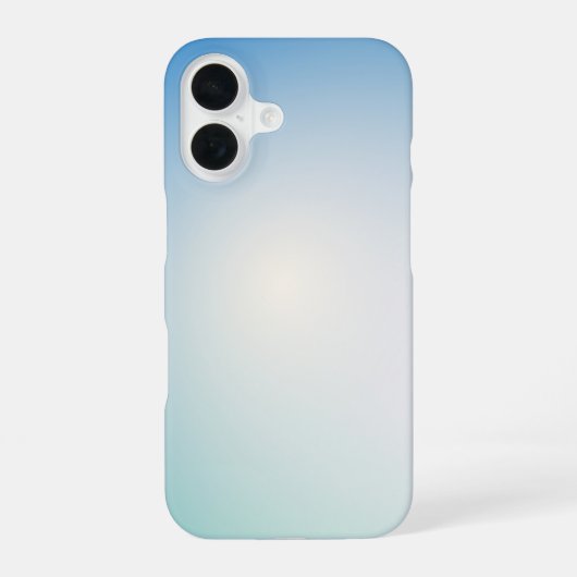 Coque iPhone 16 Cuir bleu élégant (Verso)
