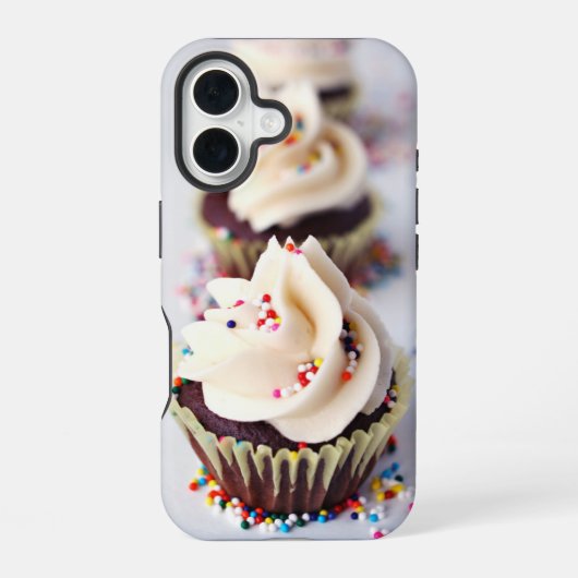 Coque iPhone 16 Cupcakes aux pépites (Verso)