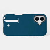 Coque iPhone 16 Custom with Initial Name (Verso Horizontal)