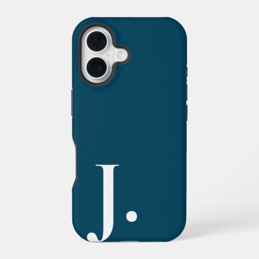 Coque iPhone 16 Custom with Initial Name (Verso)