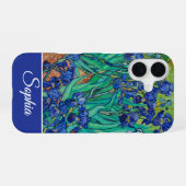 Coque iPhone 16 Customizable Irises by Vincent van Gogh (Verso Horizontal)