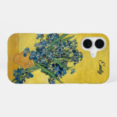 Coque iPhone 16 Customizable Irises by Vincent van Gogh  (Verso Horizontal)