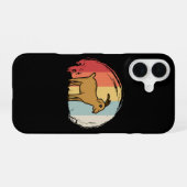 Coque iPhone 16 Cute chèvre Retro (Verso Horizontal)