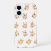 Coque iPhone 16 Cute Corgi Puppy Pattern Phone Case (Verso)