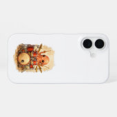 Coque iPhone 16 Cute Octopus Drummer iPhone 16 Case Kawaii (Verso Horizontal)