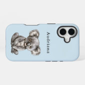 Coque iPhone 16 Cute Ours Koala (Verso Horizontal)