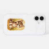 Coque iPhone 16 Cute Puppy Dog iPhone 16 Case Kawaii Pet (Verso Horizontal)