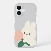 Coque iPhone 16 Cute Rabbit Phone Case – Aesthetic Bunny Design (Verso)