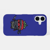 Coque iPhone 16 Cute Strawberry Ninja Assassin Japanese Pop Art (Verso Horizontal)
