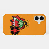 Coque iPhone 16 Cute Watermelon Shogun Samurai Warrior Illustratio (Verso Horizontal)
