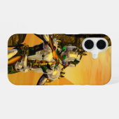 Coque iPhone 16 CYBORG TITAN,DESERT HYPERION Science-fiction Sci-f (Verso Horizontal)