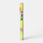 Coque iPhone 16 Daffodil Pastel Jaune Abstrait (Côté gauche)