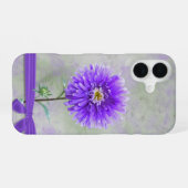 Coque iPhone 16 Dahlia pourpre (Verso Horizontal)