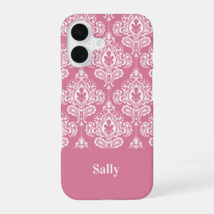 Coque iPhone 16 Damas rose