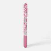 Coque iPhone 16 Damas rose (Côté droit)