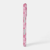 Coque iPhone 16 Damas rose (Côté droit)