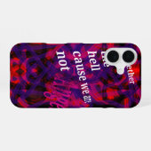 Coque iPhone 16 Dans l'enfer (Verso Horizontal)