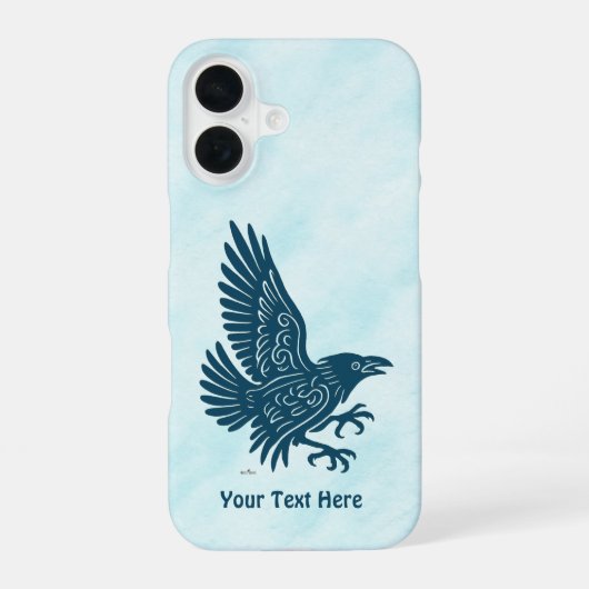 Coque iPhone 16 Danse Blue Raven (Verso)