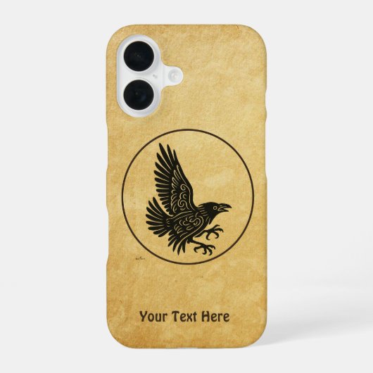 Coque iPhone 16 Danse Norse Raven (Verso)