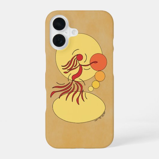 Coque iPhone 16 Danseur Abstrait (Verso)