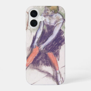 Coque iPhone 16 Danseuse aux bas rouges d'Edgar Degas