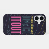 Coque iPhone 16 Dansez - Neon Vibes (Verso Horizontal)