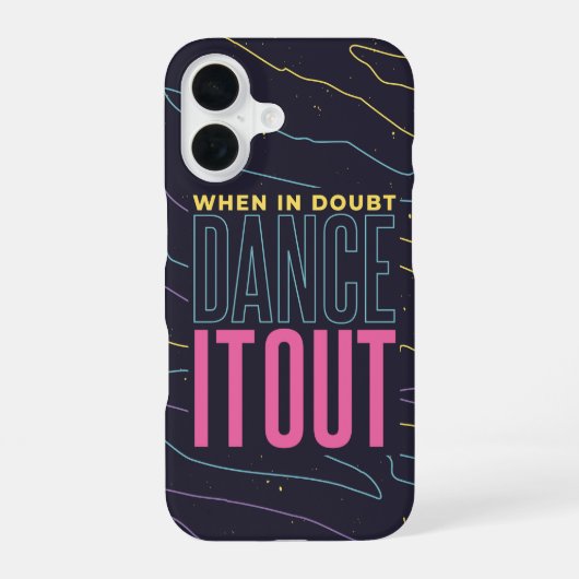 Coque iPhone 16 Dansez - Neon Vibes (Verso)