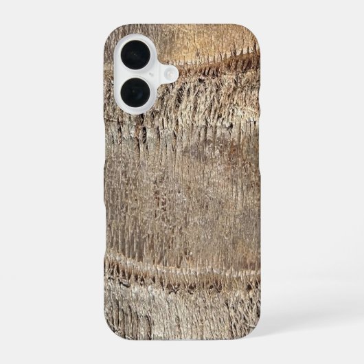 Coque iPhone 16 Date Palm Tree Trunk Texture Fermer Photo Image (Verso)