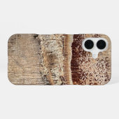 Coque iPhone 16 Date Palm Tree Trunk Texture Fermer Photo Image (Verso Horizontal)