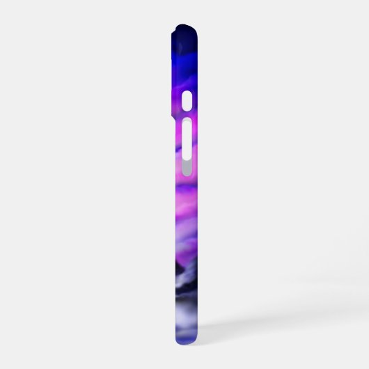 Coque iPhone 16 Dauphin clair de lune (Côté gauche)