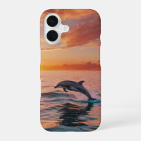 Dauphins au coucher du soleil