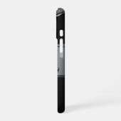 Coque iPhone 16 David Nom en Métal Liquide Chrome (Côté gauche)