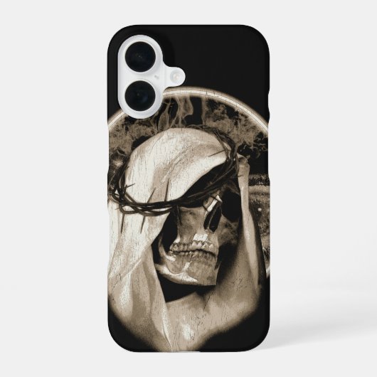 Coque iPhone 16 Décadence Divine - Conception Gothique (Verso)