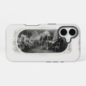 Coque iPhone 16 Déclaration d'indépendance : Projet de loi de 2 $, (Verso Horizontal)