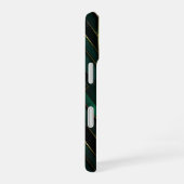 Coque iPhone 16 Décoration Verte (Côté droit)
