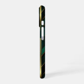 Coque iPhone 16 Décoration Verte (Côté gauche)