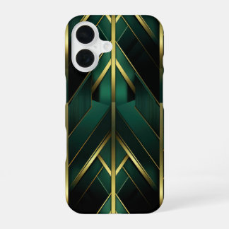 Coque iPhone 16 Décoration Verte