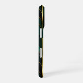 Coque iPhone 16 Décoration Verte (Côté droit)