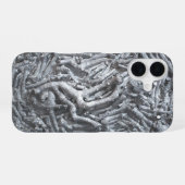 Coque iPhone 16 Découpes de boîte : Lune (Verso Horizontal)