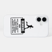 Coque iPhone 16 Définition de course à pied (Verso Horizontal)